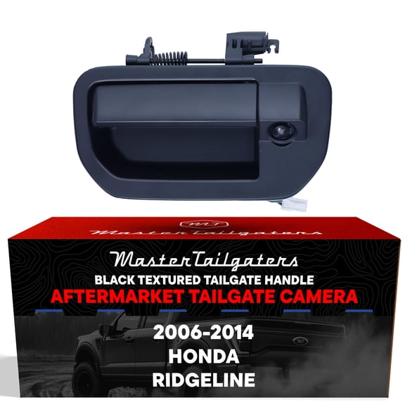 Master Tailgaters Black Tailgate Handle with Backup Camera for Honda Ridgeline (2006-2014)