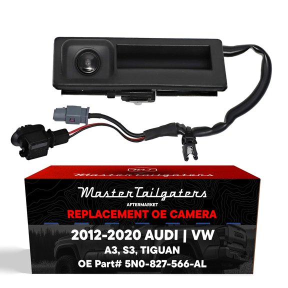 Master Tailgaters Replacement for Audi A3/S3 Sedan (2015-2020), A3 E-Tron (2016-2017) / VW Tiguan/Tiguan Limited (2012-2017) Rear View Backup Camera OE Part # 5N0-827-566-AL