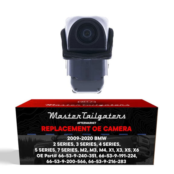 Master Tailgaters Replacement for BMW 2/3/4/5/7 Series (2009-2020), M2/M3/M4 (2015-2018), X1/X3/X5/X6 (2010-2015) OE Part # 66-53-9-191-224, 66-53-9-200-566, 66-53-9-216-283, 66-53-9-240-351