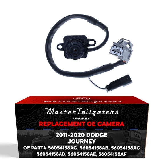 Master Tailgaters Replacement Dodge Journey Backup Camera (2011-2020) OE Part # 56054158AB, 56054158AC, 56054158AD, 56054158AE, 56054158AF, 56054158AG