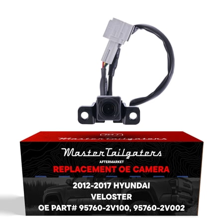 Master Tailgaters Replacement Hyundai Veloster (2012-2017) Backup Camera OE Part # 95760-2V100, 95760-2V002