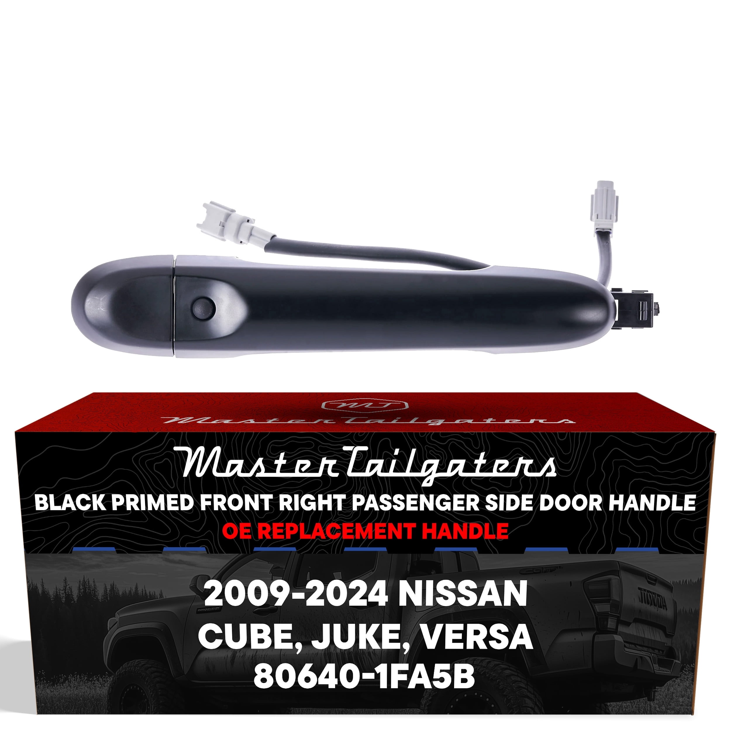 Master Tailgaters Exterior Door Handle Black Primed Replacement for ...