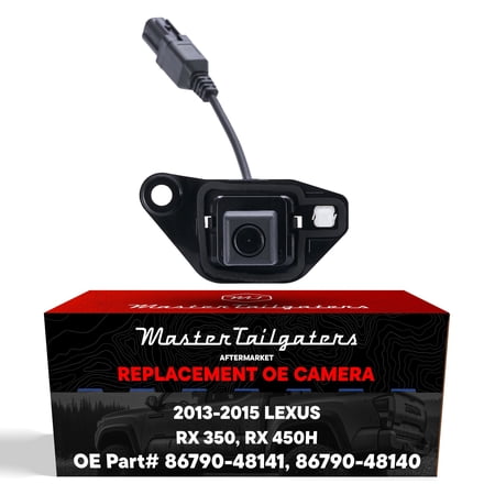 Master Tailgaters Replacement Part for Lexus RX 350 (2013-2015), RX 450h (2013-2014) Backup Camera OE Part # 86790-48140, 86790-48141