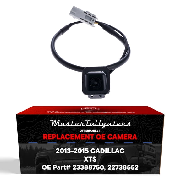 Master Tailgaters Replacement for Cadillac XTS (2013-2015) Rear View Backup Camera OE Part # 23388750, 22738552