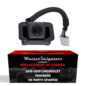 Master Tailgaters Replacement for Chevrolet Traverse w/o Video Display Mirror (2018-2019) Rear View Backup Camera OE Part # 23165926
