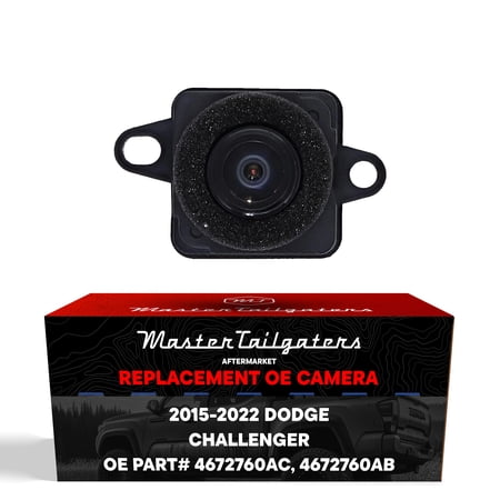 Master Tailgaters Replacement for Dodge Challenger (2015-2022) Rear View Backup Camera OE Part # 4672760AC, 4672760AB
