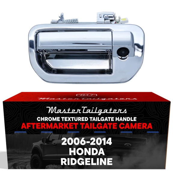 Master Tailgaters Replacement for Honda Ridgeline (2006-2014) Chrome Tailgate Handle with Backup Camera