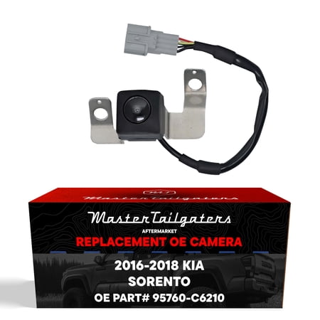 Master Tailgaters Replacement for Kia Sorento w/o AVM, w/o Navigation System (2016-2018) Backup Camera OE Part # 95760-C6210