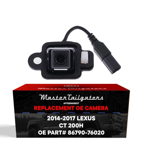 Master Tailgaters Replacement for Lexus CT 200h (2014-2017) Backup Camera OE Part # 86790-76020