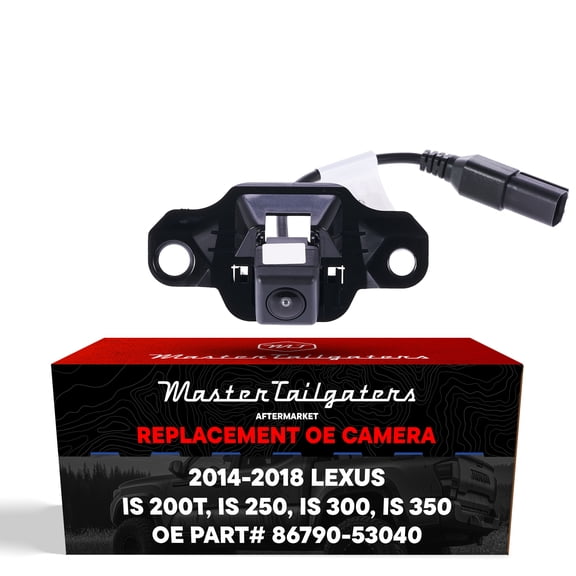 Master Tailgaters Replacement for Lexus IS 200t (2015-2017), IS 250 (2014-2017), IS 300 (2015-2018), IS 350 (2014-2018) Backup Camera OE Part # 86790-53040