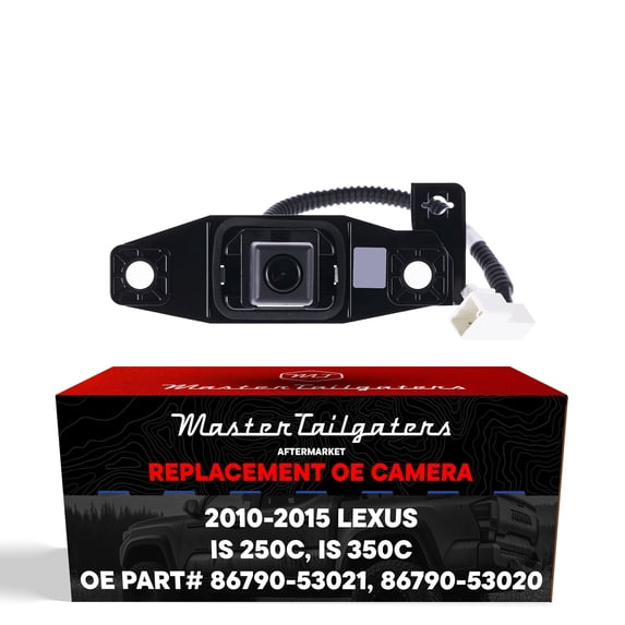 Master Tailgaters Replacement for Lexus IS 250C/350C (2010-2015) Backup Camera OE Part # 86790-53020, 86790-53021