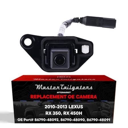 Master Tailgaters Replacement for Lexus RX 350/450h (2010-2013) Backup Camera OE Part # 86790-48090, 86790-48091, 86790-48092