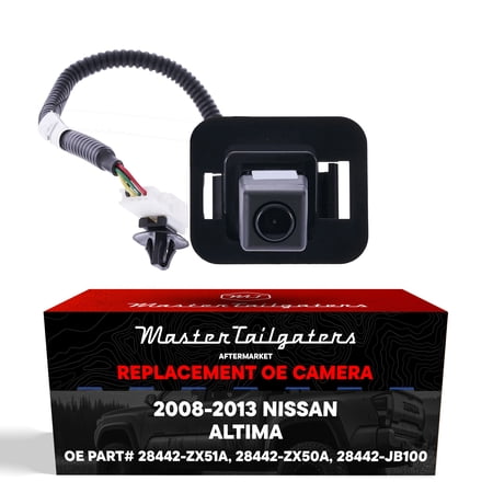 Master Tailgaters Replacement for Nissan Altima Coupe (2008-2013) Backup Camera OE Part # 28442-JB100, 28442-ZX50A, 28442-ZX51A