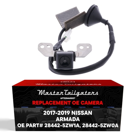 Master Tailgaters Replacement for Nissan Armada Lower SV Model (2017-2019) Backup Camera OE Part # 28442-5ZW0A, 28442-5ZW1A