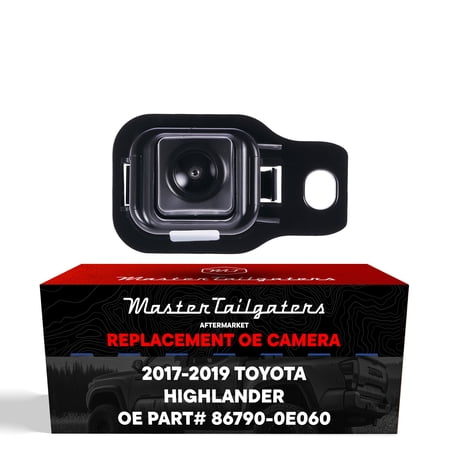 Master Tailgaters Replacement for Toyota Highlander + Hybrid w/o AVM (2017-2019) Backup Camera OE Part # 86790-0E060