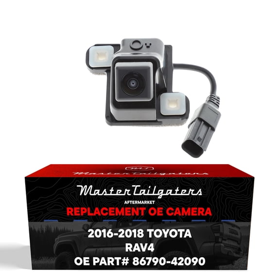 Master Tailgaters Replacement for Toyota RAV4 + Hybrid w/ AVM (2016-2018) Backup Camera OE Part # 86790-42090