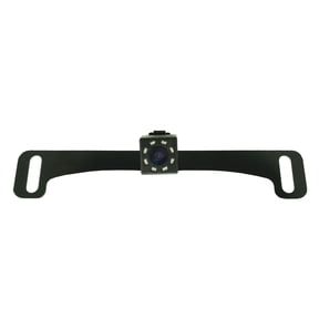 Master Tailgaters Small License Plate Frame Camera - Front or Backup Camera with 8 IR LED Night Vision, IP68 Waterproof & 170 Wide Angle Vision- Universal Fit for Cars