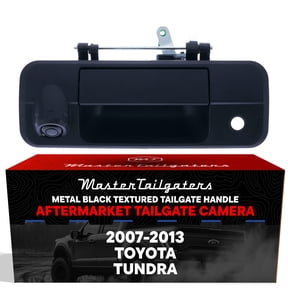 Master Tailgaters Toyota Tundra 2007-2013 BLACK Metal Tailgate Backup Reverse Handle with Camera