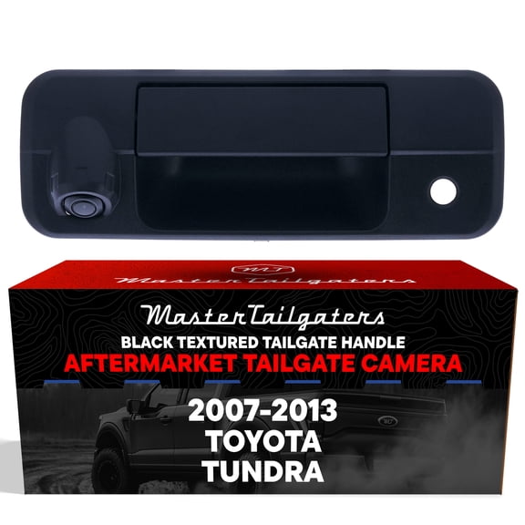 Master Tailgaters Toyota Tundra 2007-2013 BLACK Tailgate Backup Reverse Handle with Camera