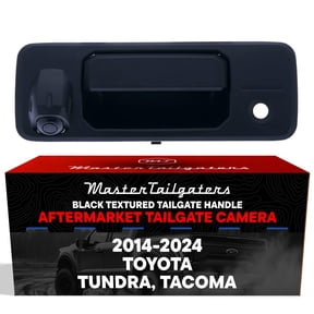 Master Tailgaters Toyota Tundra (2014-2024), Tacoma (2016-2024) BLACK Tailgate Backup Reverse Handle with Camera