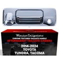 thumbnail image 1 of Master Tailgaters Toyota Tundra (2014-2024), Tacoma (2016-2024) Chrome Tailgate Backup Reverse Handle with Camera, 1 of 9