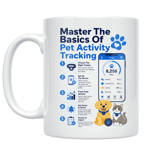 Master The Basics Of Pet Activity Tracking - Pet Owner - 11 oz Ceramic Coffee Mug