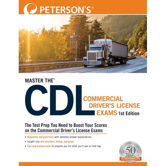 Pre-Owned Master the CDL Commercial Drivers License Exams Paperback Petersons