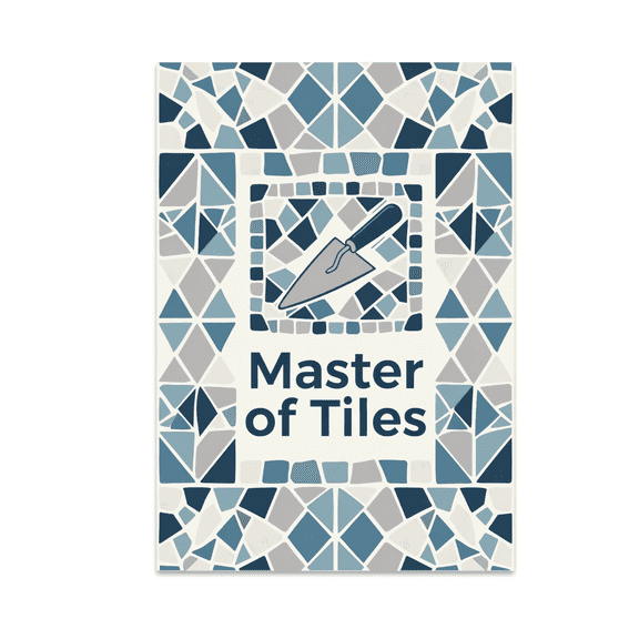Master Tiles Mosaic Pattern Art - Craftsman Enthusiast - 13x19 Poster Print