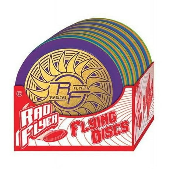 Master Toys 9090503 Rad Flyer Frisbee Dog Toy, Assorted Color - Pack of 36