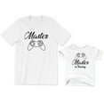 thumbnail image 1 of Master and Master in Training Funny Matching Gaming T-Shirts Men's Kids Youth Toddler Shirt Baby, 1 of 3