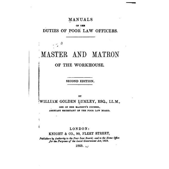 Master and Matron of the Workhouse