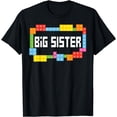 thumbnail image 1 of Master builder Big Sister Bricks Blocks Building Family Set T-Shirt, 1 of 3