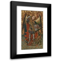Master of Belmonte 9x14 Black Modern Framed Museum Art Print Titled - Saint Michael (1450-1500)