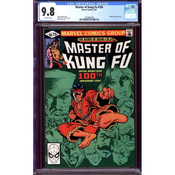 Master of Kung Fu #100 - CGC 9.8 Comic Book