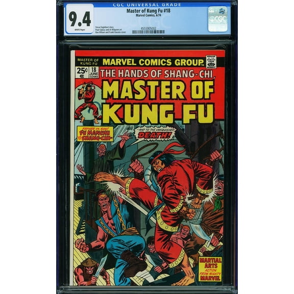 Master of Kung Fu #18 - CGC 9.4 Comic Book