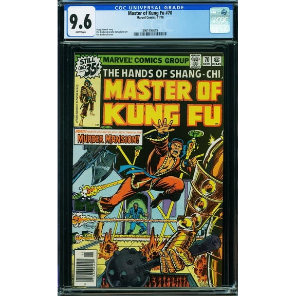 Master of Kung Fu #70 - CGC 9.6 Comic Book