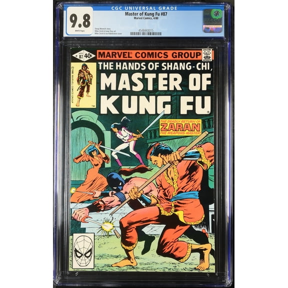 Master of Kung Fu #87 - CGC 9.8 Comic Book