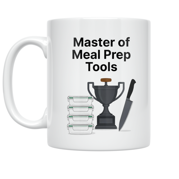 Master of Meal Prep Tools - Kitchen Prep Enthusiast - 11 oz Ceramic Coffee Mug