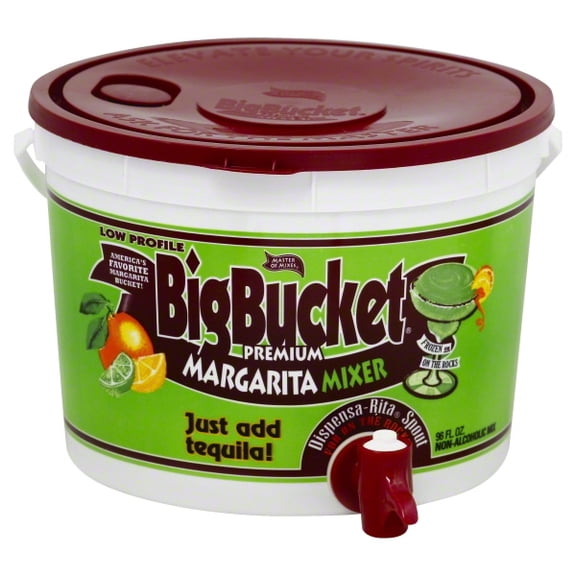 Master of Mixes Big Bucket Premium Margarita Mixer, 96 Fl Oz