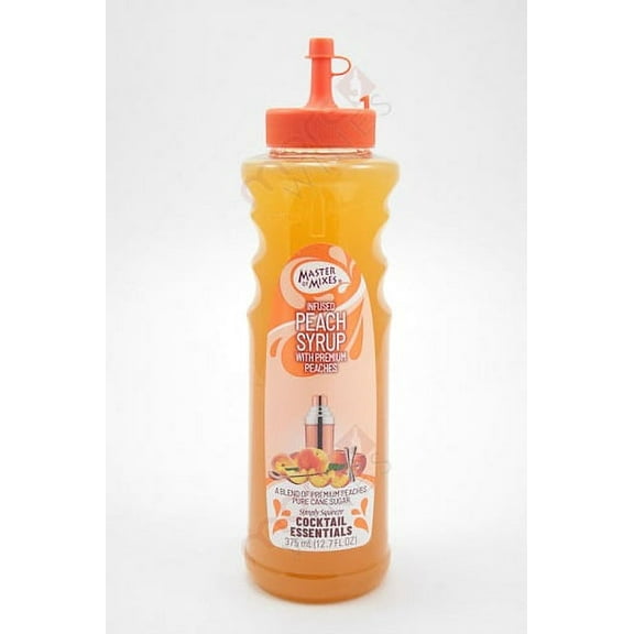 Master of Mixes Cocktail Essentials Simple Syrup Peach