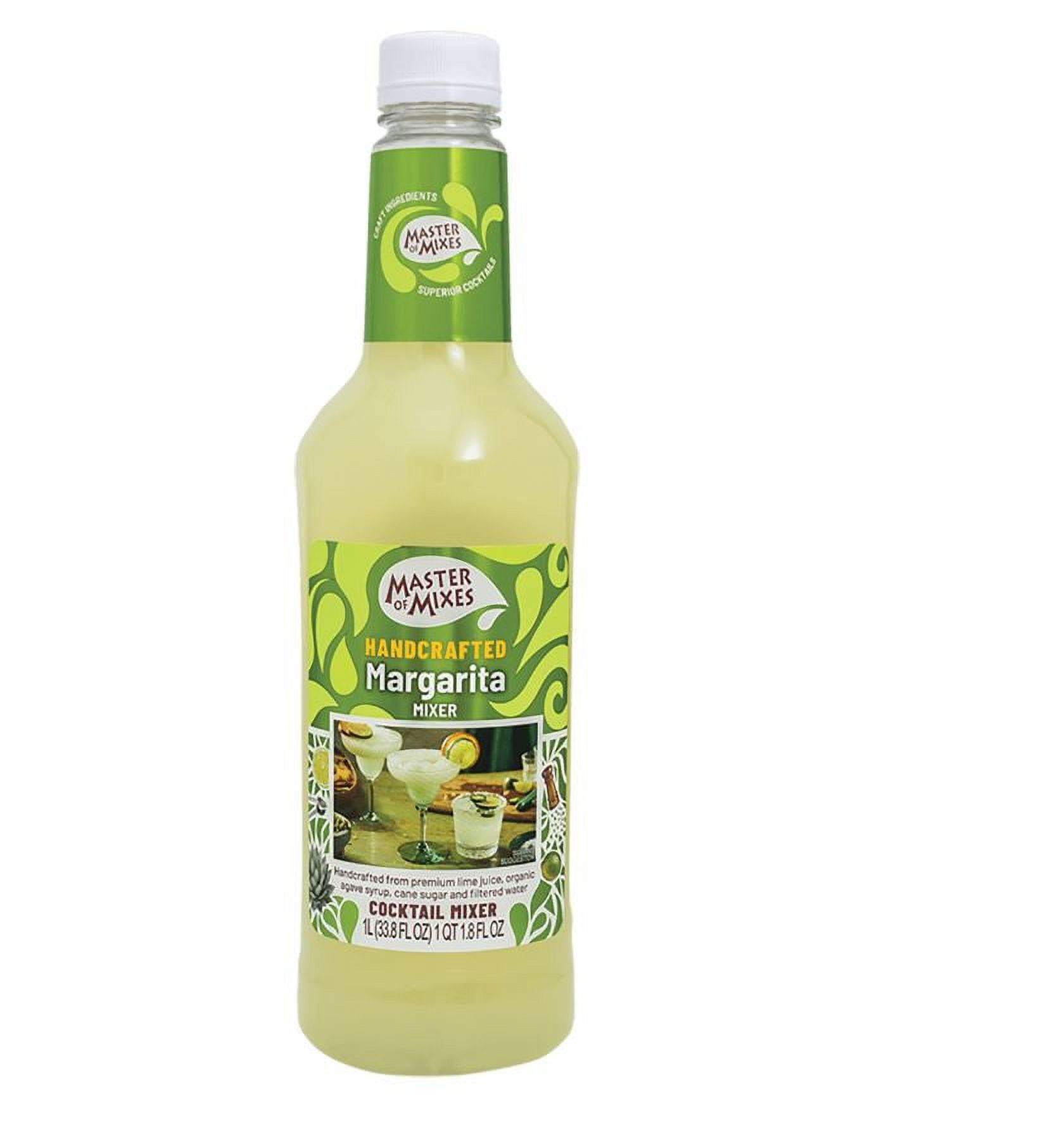 Master of Mixes Margarita Drink Mix, 1 Liter Bottle (33.8 Fl Oz), Pack