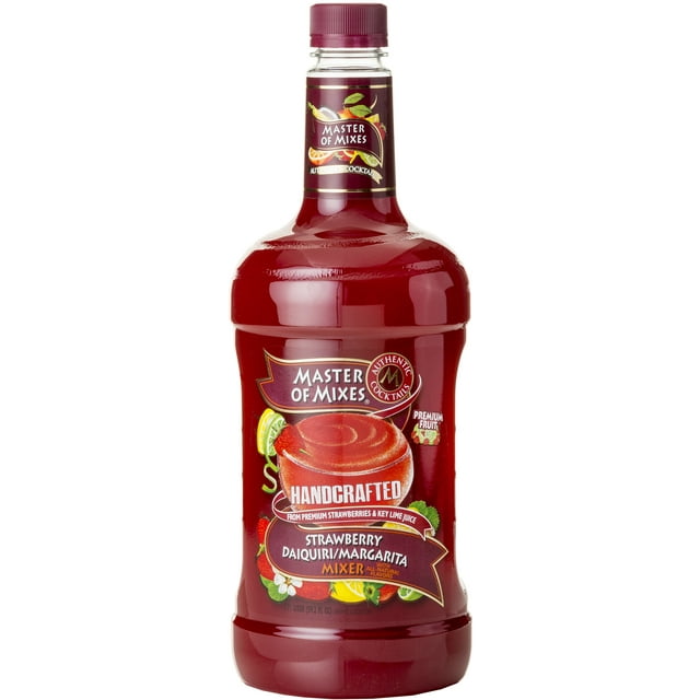 Master of Mixes Strawberry Daiquiri/Margarita Mix, 1.75 L