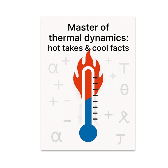 Master of Thermal Dynamics Art - Science Enthusiast - 13x19 Poster Print