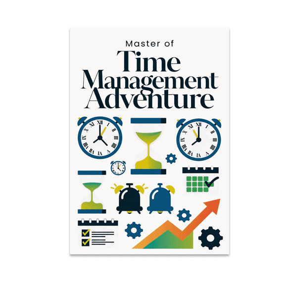 Master of Time Management Adventure - Professional Development Enthusiast - 13x19 Poster Print