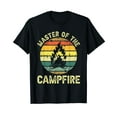 thumbnail image 1 of Master of the Campfire Camping Shirt Vintage Camper T-Shirt, 1 of 5