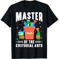 thumbnail image 1 of Master of the Custodial Arts Funny Janitor School Custodian T-Shirt, 1 of 4