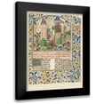 thumbnail image 1 of Master of the Jardin de vertueuse consolation 19x24 Black Modern Framed Museum Art Print Titled - Alexander Fights in the Town of the Sudracae, 1 of 5