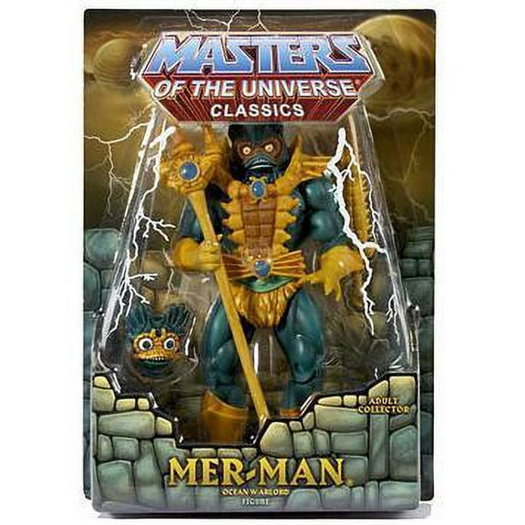 Master of the Universe Classic Merman Ocean Warlord Figure 2008 Mattel P4010