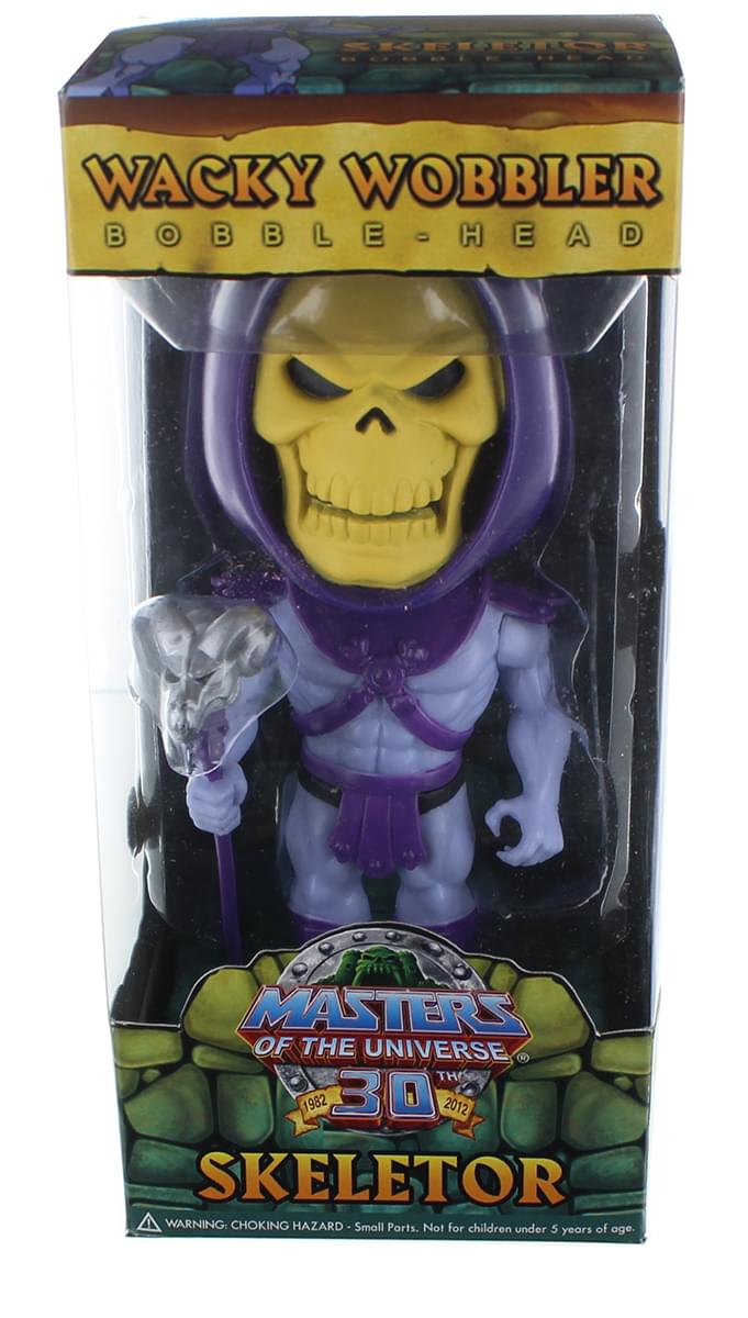 Funko Wacky Wobbler - Skeletor, Personaggio In Vinile Da He-Man, 18 Cm - Testa Traballante