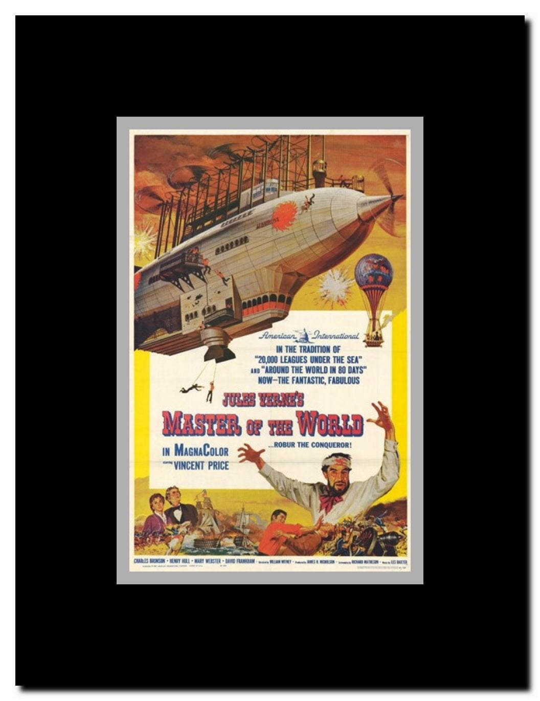 Master of the World Framed Movie Poster